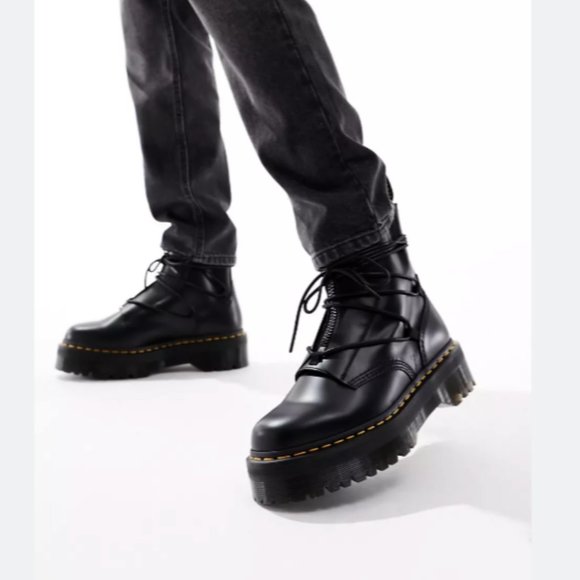 Dr. Martens Black Platform Boots - Picture 15 of 16